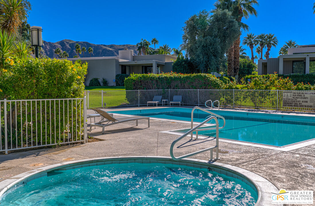 1142 East La Jolla Road Palm Springs, CA 92264 - Photo 35 of 35 a house view with a garden space
