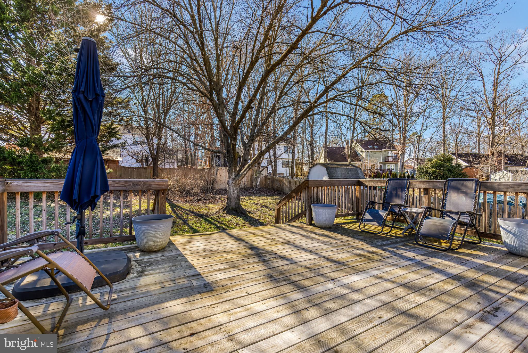 3903 Copperleaf Road Fredericksburg, VA 22407 - Photo 29 of 36 Back deck looking over fenced backyard