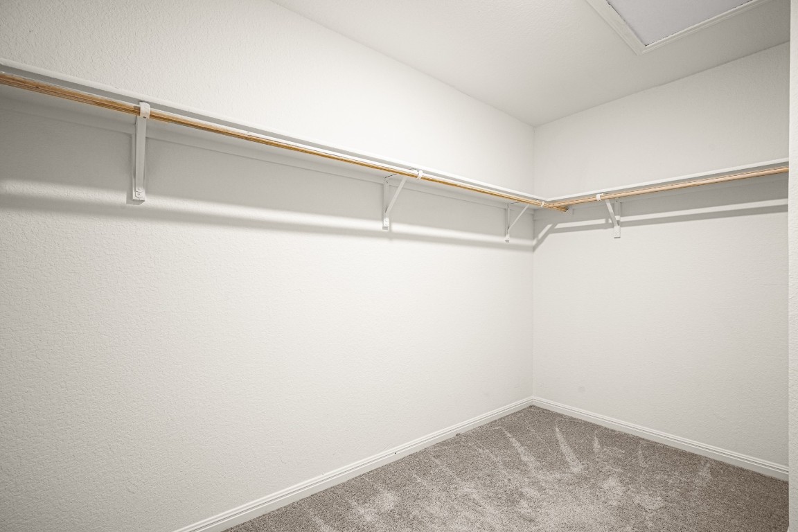 109 Gray Fox Loop Hutto, TX 78634 - Photo 14 of 28 Walk in closet with light colored carpet