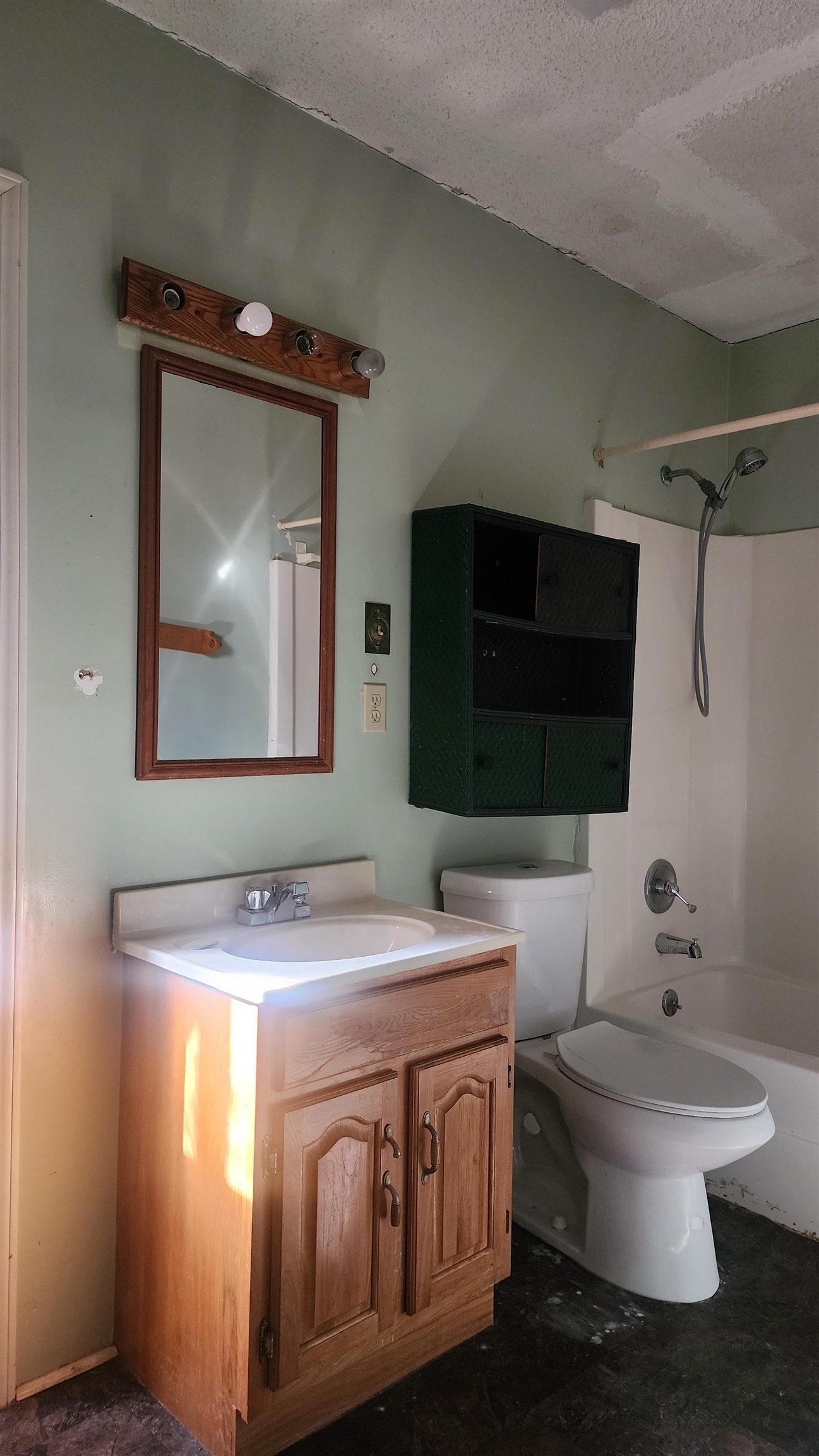 1069 McEvers Road Memphis, TN 38111 - Photo 3 of 12 a bathroom with a toilet sink and mirror
