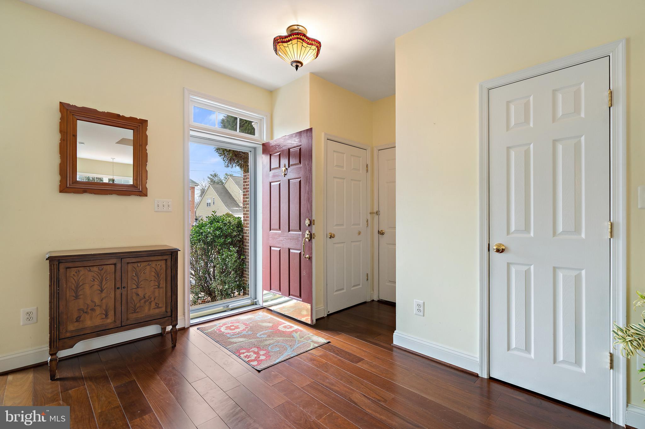 18279 Maple Spring Court Leesburg, VA 20176 - Photo 3 of 49 Welcoming Foyer with Brazillian Cherry Hardwoods