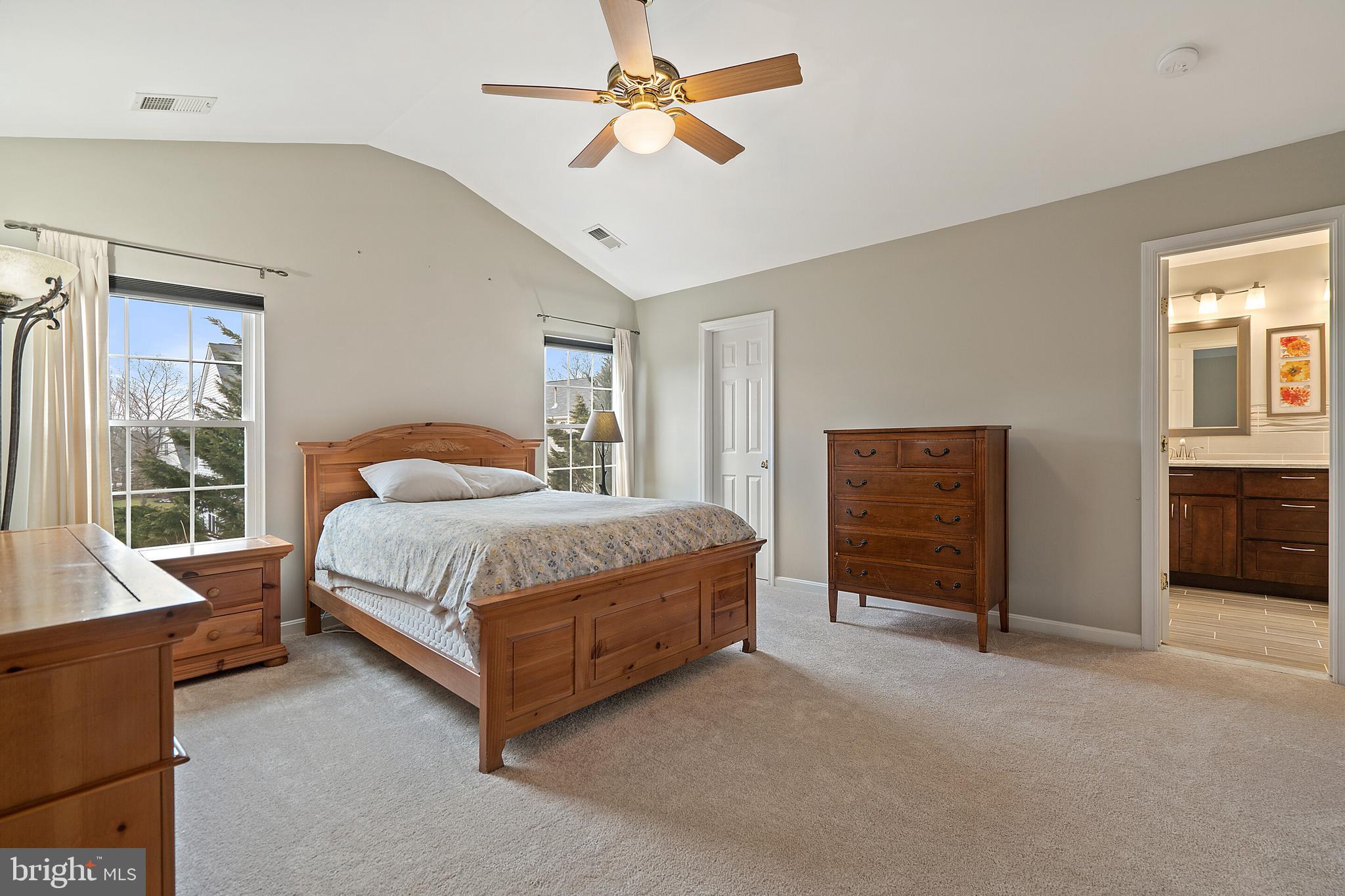 18279 Maple Spring Court Leesburg, VA 20176 - Photo 24 of 49 Large Primary Bedroom with Cathedral Ceilings