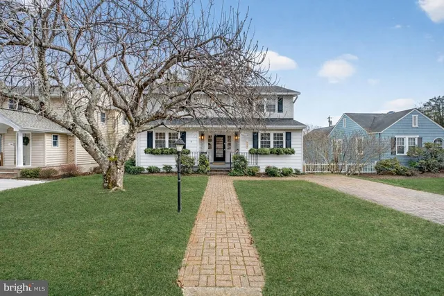 front view of a house and a yard