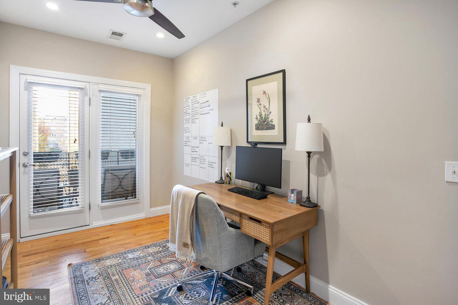 2650 15th Street Northwest, Unit 2 Washington, DC 20009 - Photo 18 of 25 a workspace with furniture and a window