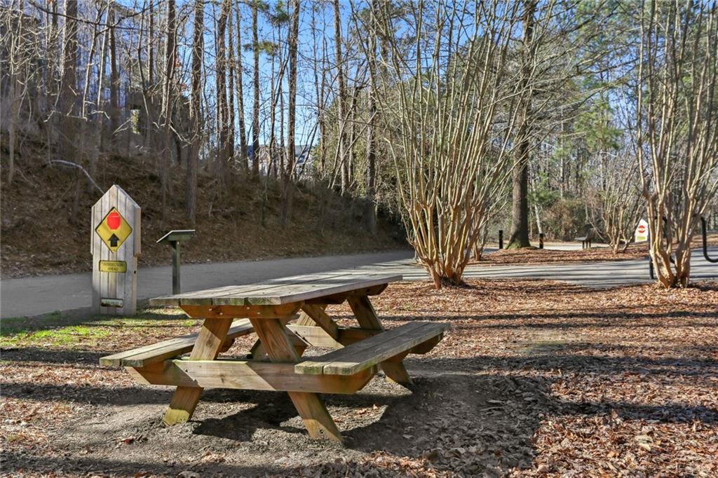 4667 Glore Road Southwest Mableton, GA 30126 - Photo 34 of 46 a view of a backyard with sitting area