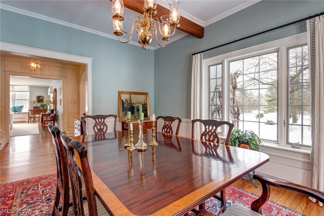 13753 County Line Road Novelty, OH 44072 - Photo 10 of 31 In the mode of a classic center hall Colonial, the formal dining room sits across the foyer at the front of the home.