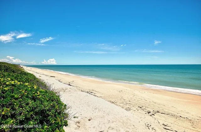 a view of beach and ocean