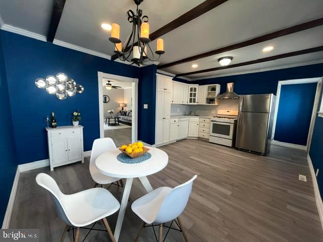 7007 Dunhill Road Dundalk, MD 21222 - Photo 12 of 32 Modern, Open Dining and Kitchen Area