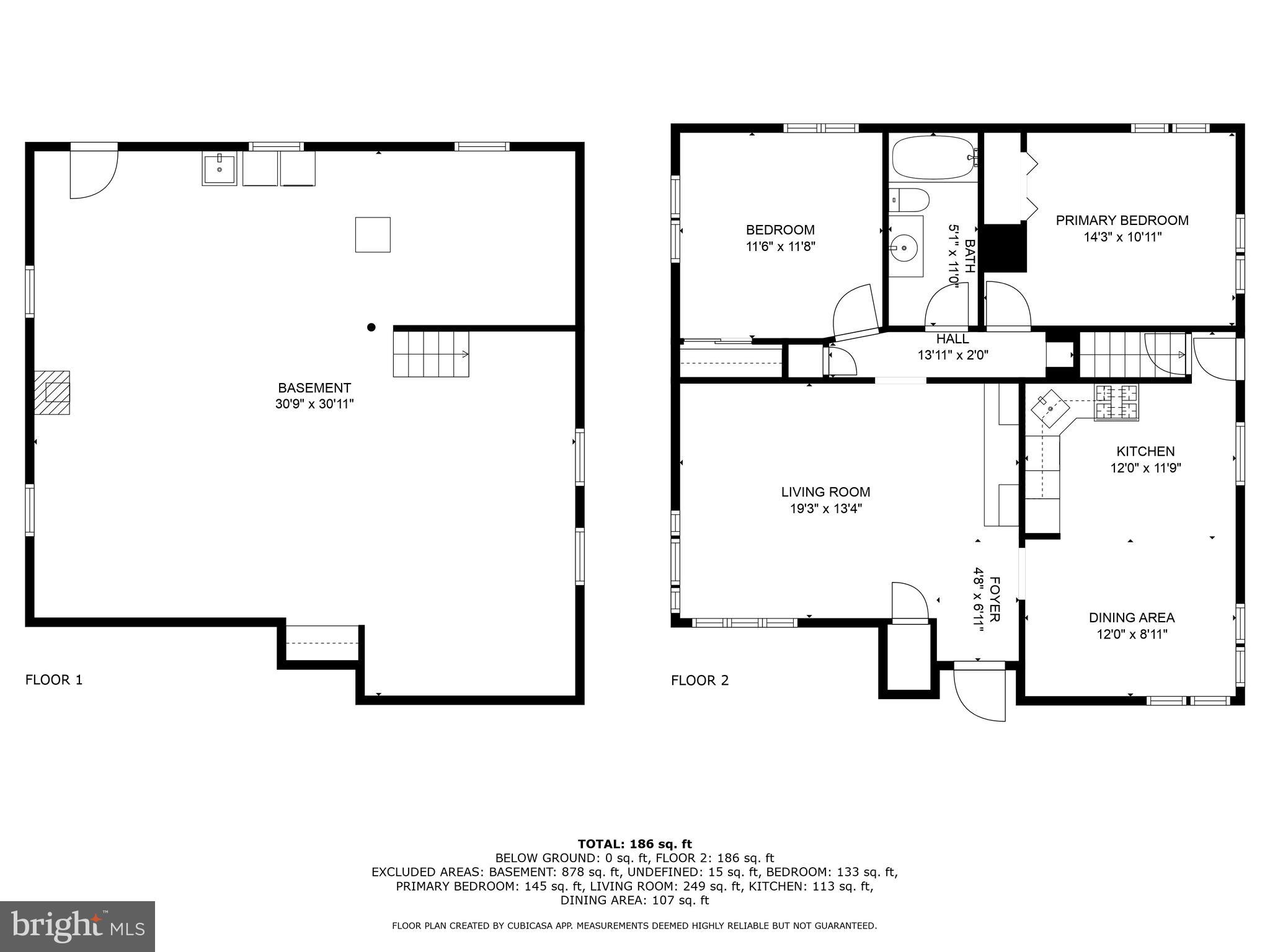 7007 Dunhill Road Dundalk, MD 21222 - Photo 32 of 32 Combined Floor Plans