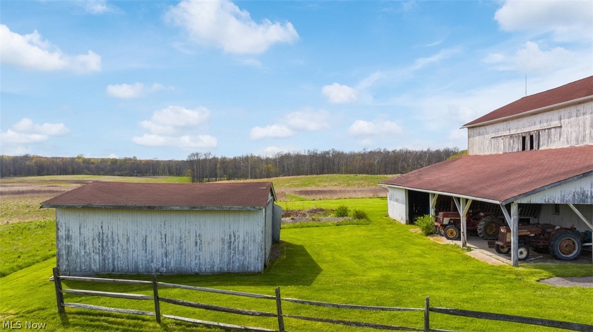 17286 Ridge Road North Royalton, OH 44133 - Photo 22 of 43 View of yard featuring a rural view and an outdoor structure