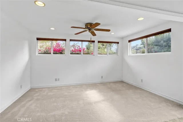 an entryway room with hallway