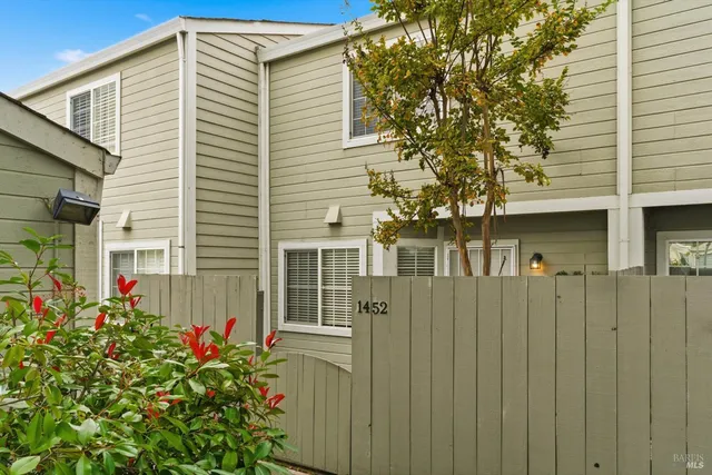 a view of front door of house