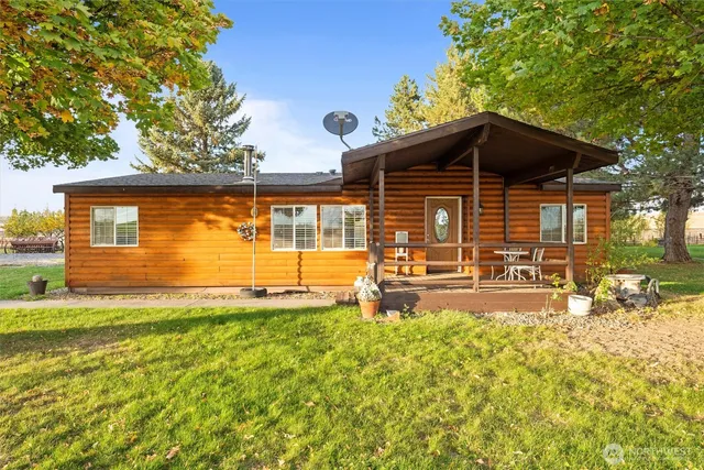 a view of a house with a swimming pool