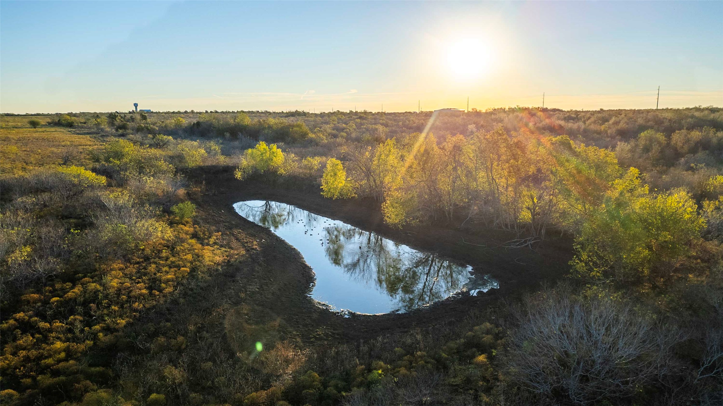 3191 County Road 463 Elgin, TX 78621 - Photo 19 of 34 a view of a lake in middle of the forest