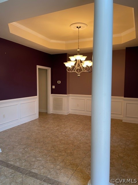 16647 Brattice Mill Road Chesterfield, VA 23838 - Photo 9 of 17 a view of a hallway with a chandelier