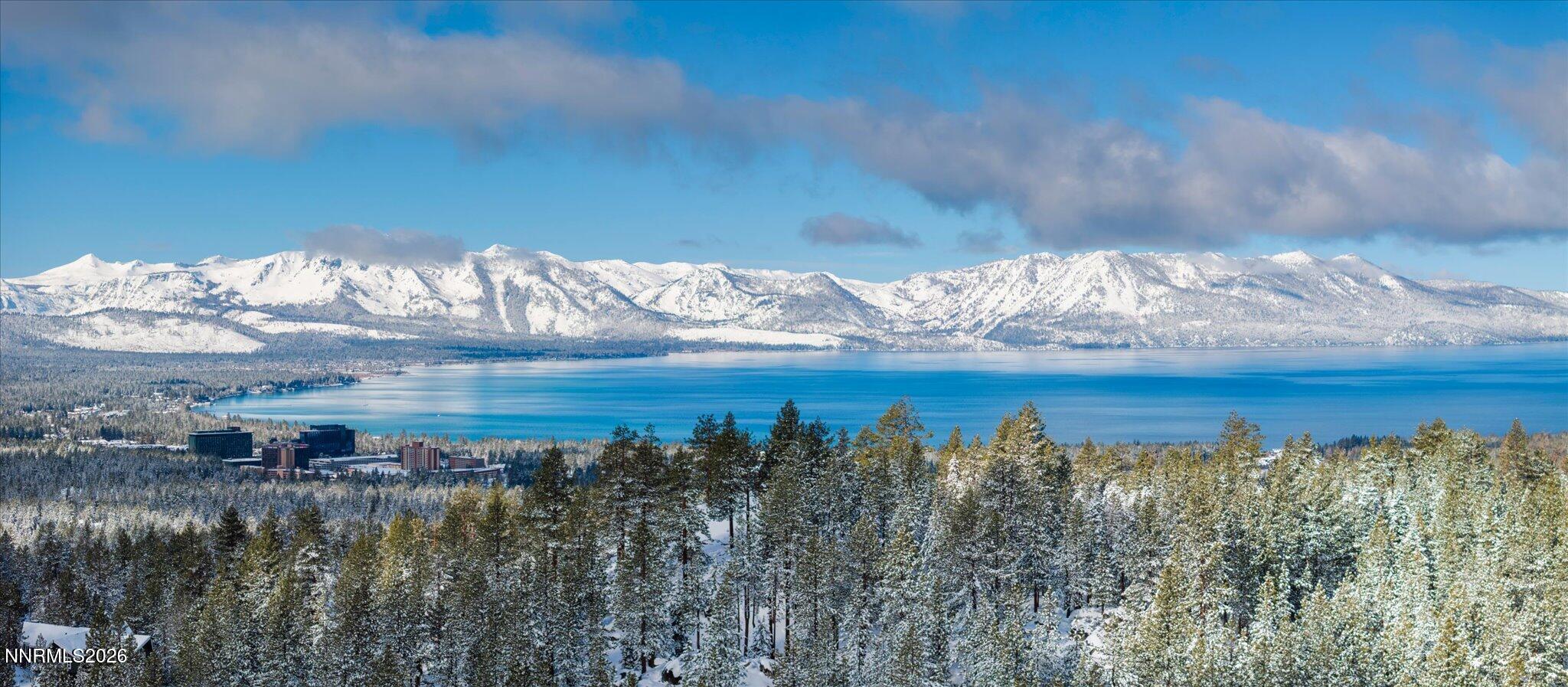 214 Highland Drive Stateline, NV 89449 - Photo 15 of 17 21-Aerial Panorama winter from kingsbury