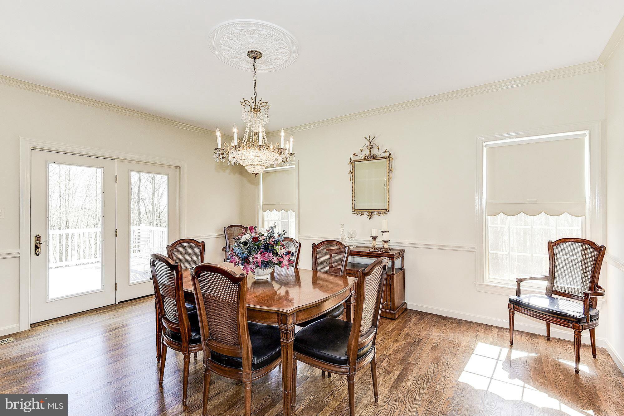 19830 Bucklodge Road Boyds, MD 20841 - Photo 10 of 30 Dining Room with French doors to deck