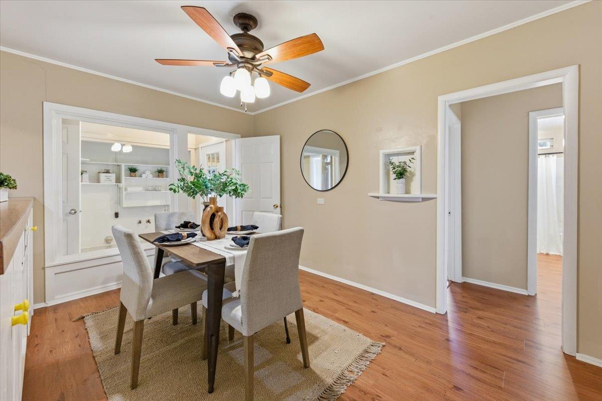 320 West Wise Road Lincoln, CA 95648 - Photo 5 of 28 a view of a dining room with furniture and wooden floor