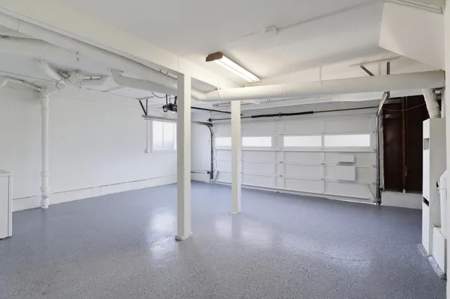 a view of a room with an empty space