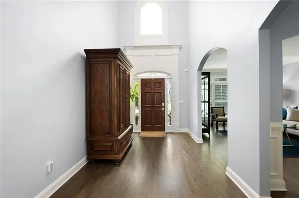 wooden floor in a gallery
