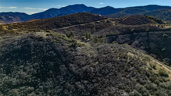 a view of a city with sunset