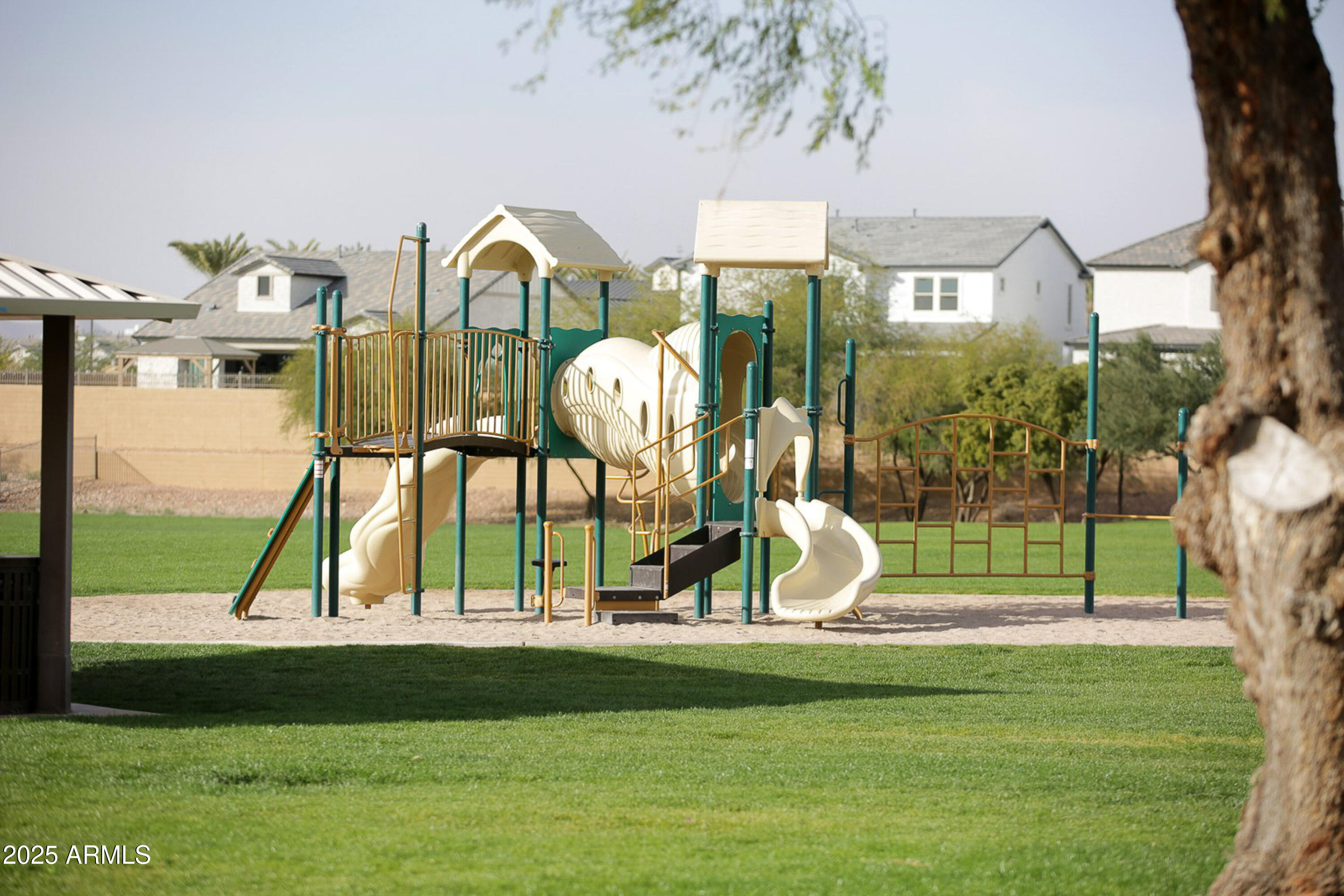 6458 East Raftriver Street Mesa, AZ 85215 - Photo 66 of 75 a park view with a bench