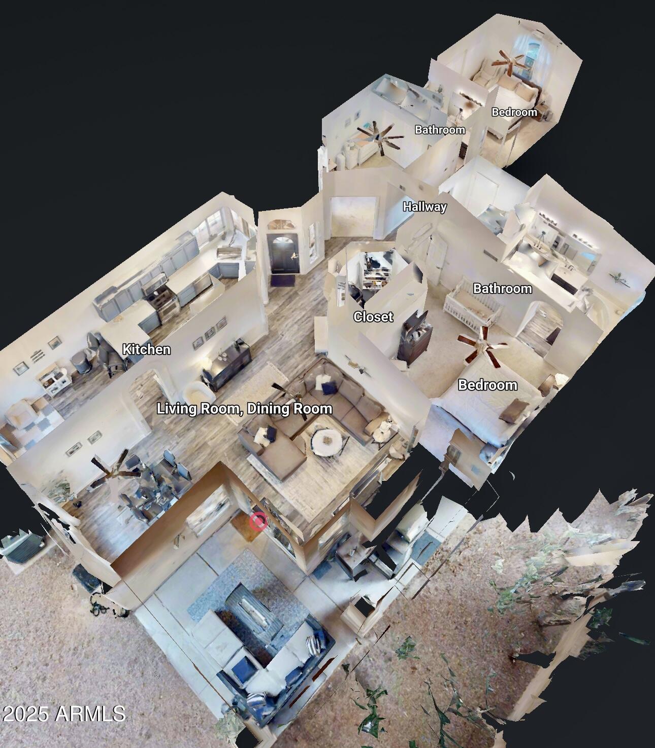 6458 East Raftriver Street Mesa, AZ 85215 - Photo 72 of 75 3D Floor plan