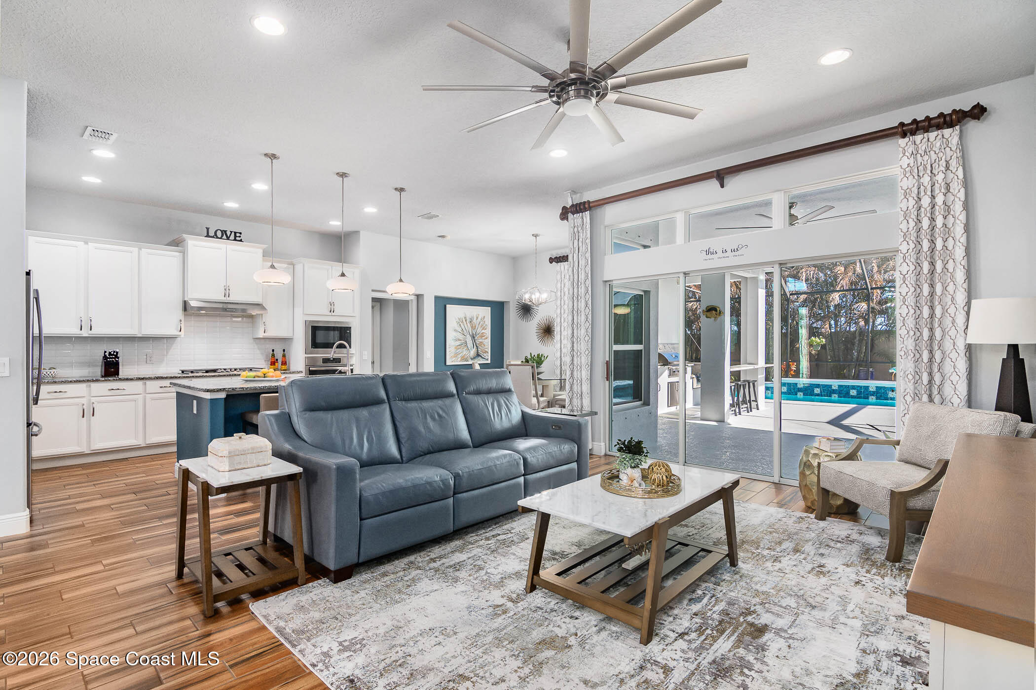 4452 Ruthann Circle Melbourne, FL 32934 - Photo 14 of 53 Open-concept living space