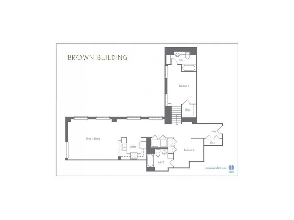 710 Colorado Street, Unit 4J Austin, TX 78701 - Photo 37 of 37 Floorplan
