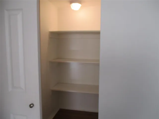 a close view of closet