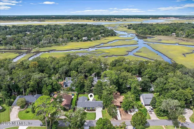 a view of an ocean and a mountain