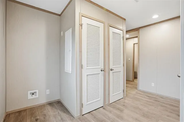 an entryway of a house