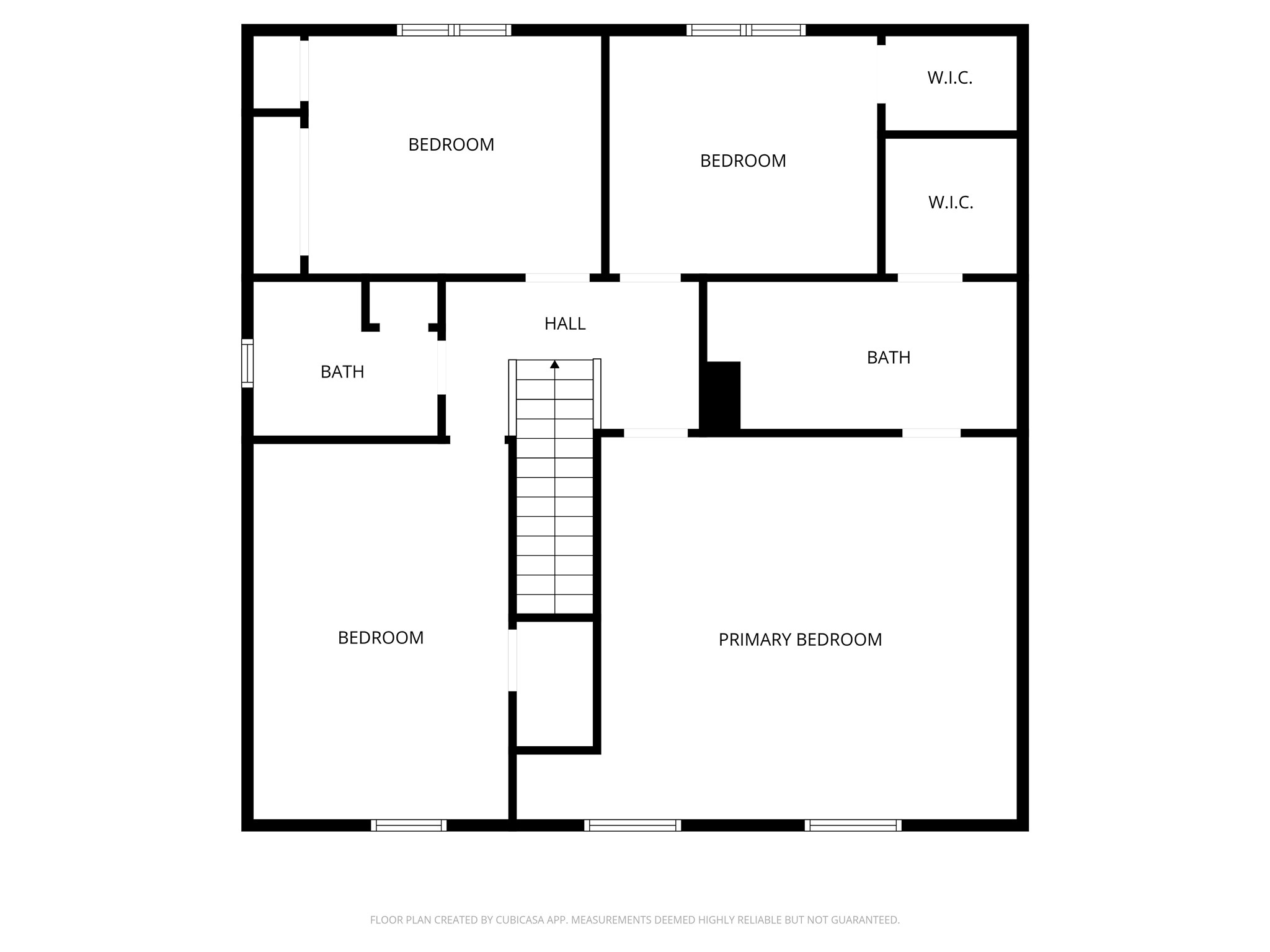 17106 Spring Creek Forest Drive Spring, TX 77379 - Photo 49 of 49 Digital floor plan - Measurements are approximate. Level 2