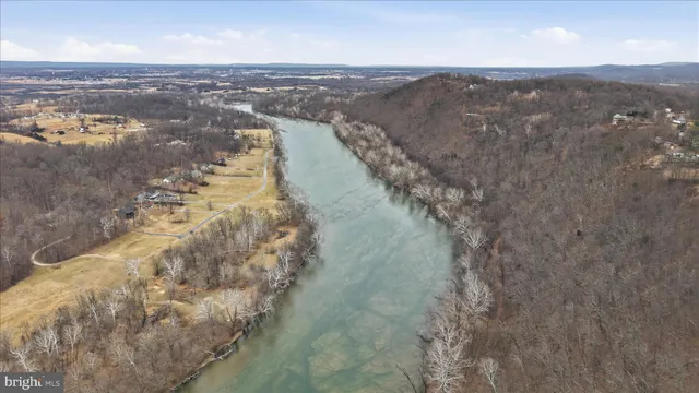 a view of city and mountain