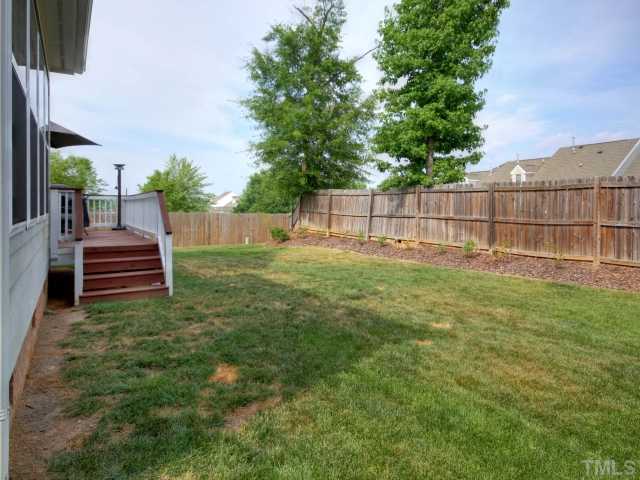 2412 Treen Street Raleigh, NC 27614 - Photo 23 of 25 Large level back yard