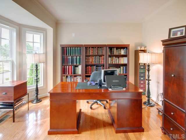 2412 Treen Street Raleigh, NC 27614 - Photo 4 of 25 Private study with glass French doors.