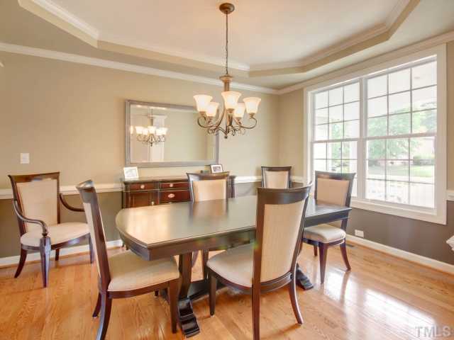 2412 Treen Street Raleigh, NC 27614 - Photo 5 of 25 Formal dining room with incredible trim package