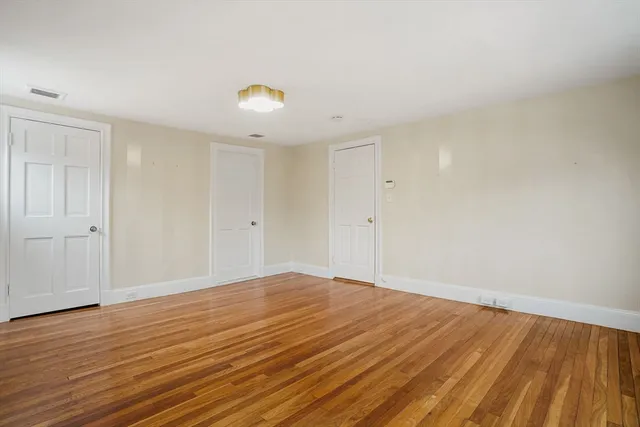 wooden floor in an empty room