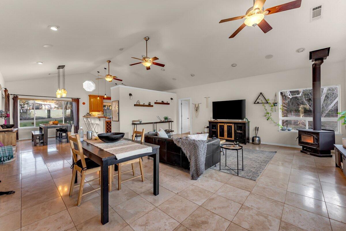 12757 Fern Road Whitmore, CA 96096 - Photo 12 of 62 a living room with furniture and a flat screen tv