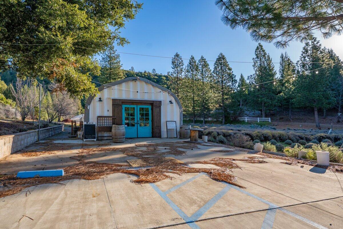 12757 Fern Road Whitmore, CA 96096 - Photo 35 of 62 a view of a white house with a large tree and plants