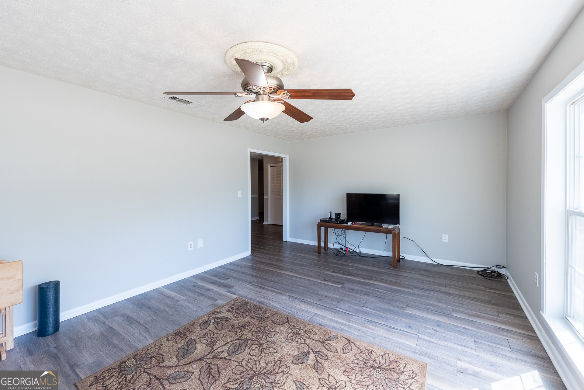 4582 St Johns Church Road Blackshear, GA 31516 - Photo 52 of 76 a living room with a flat screen tv and a rug