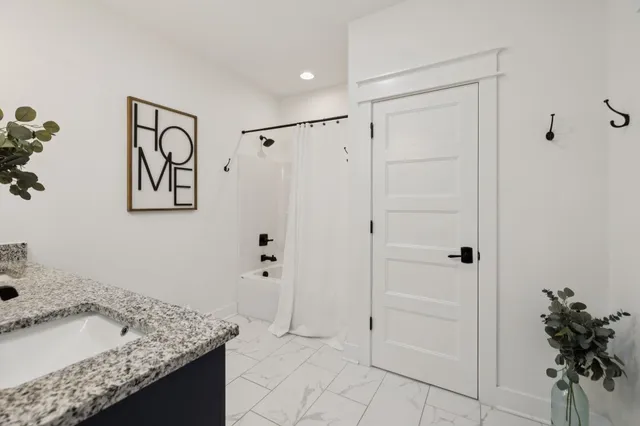 a view of a city and lake