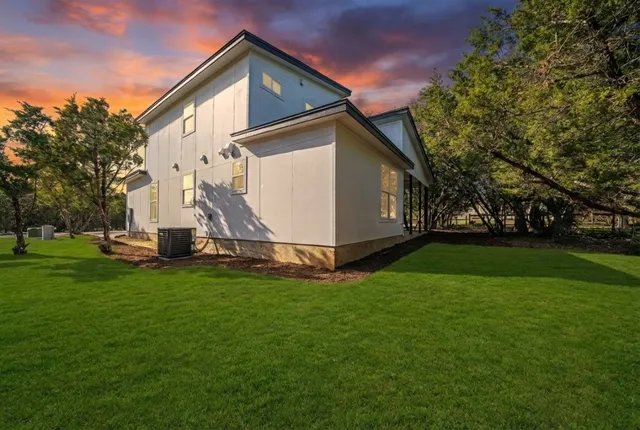 a view of a trees in a room