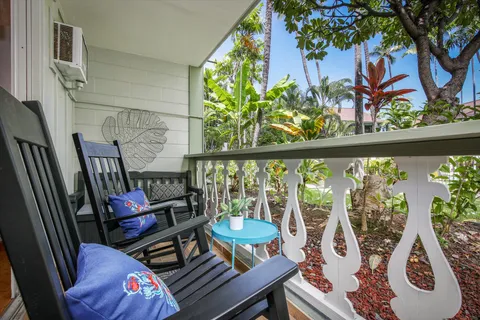 a outdoor living with furniture