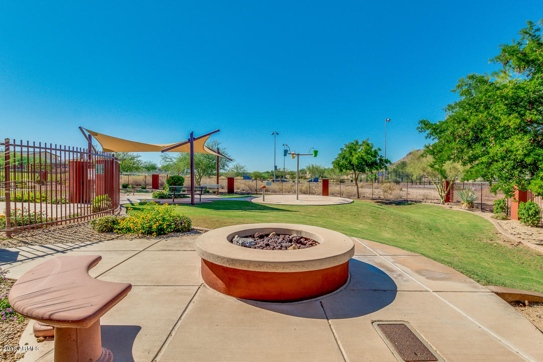 9121 West Plum Road Peoria, AZ 85383 - Photo 68 of 69 a view of a swimming pool with a yard and plants