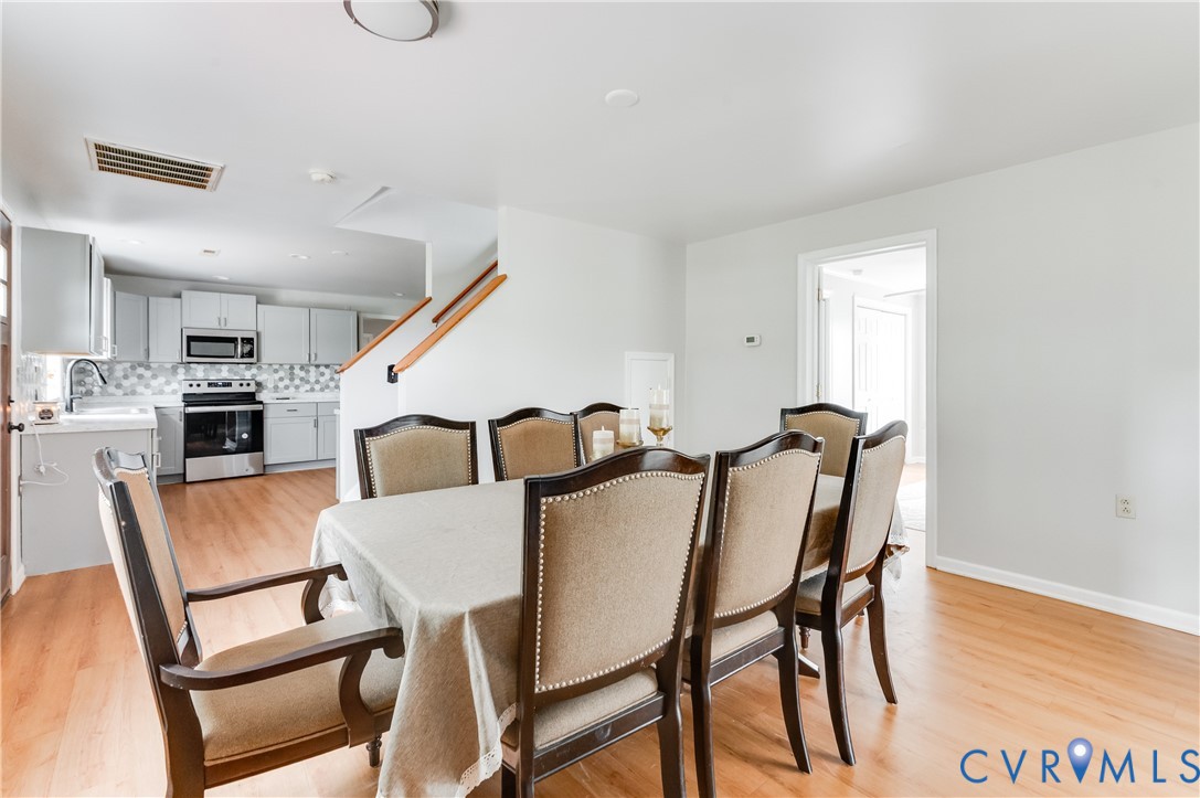 1474 Welsh Tract Road Charlotte Court House, VA 23923 - Photo 14 of 48 Open concept living space featuring light wood-fin