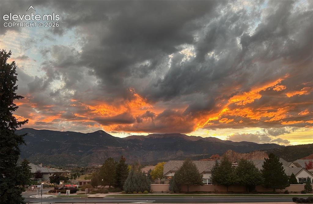 2979 Mesa Road, Unit D Colorado Springs, CO 80904 - Photo 6 of 40 Incredible sunsets.