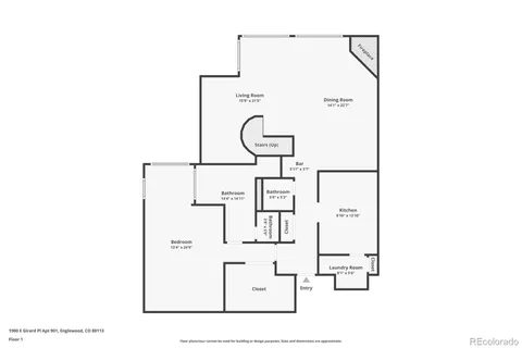 $699,000 | 1900 East Girard Place, Unit 901, Englewood, CO 80113