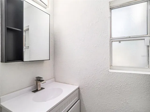 a bathroom with a sink