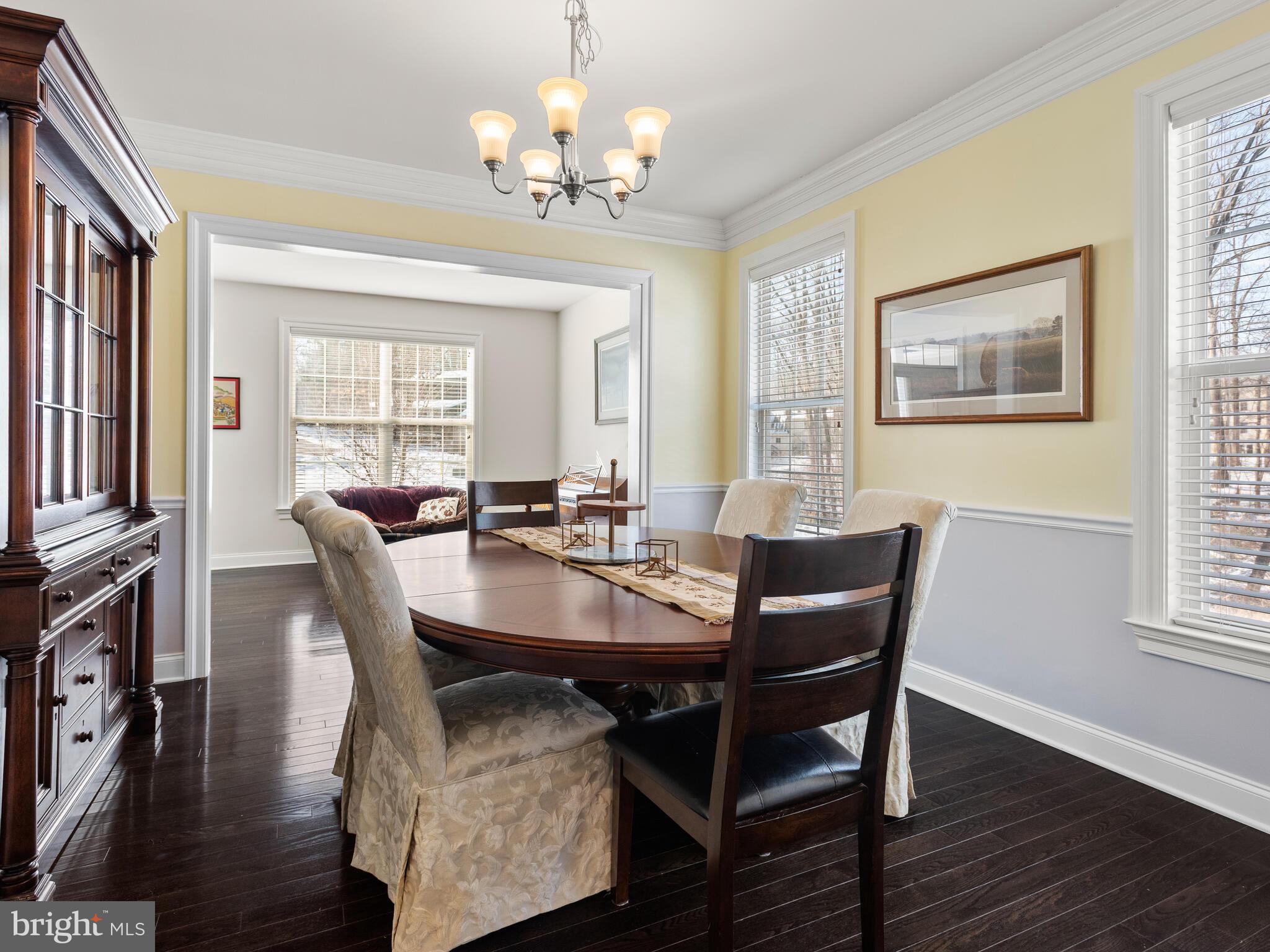 1718 Bethel Road Garnet Valley, PA 19060 - Photo 21 of 58 a view of a dining room with furniture window and wooden floor